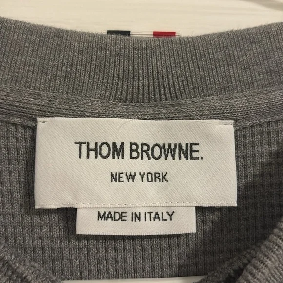 Thom Browne Charcoal Sweatshirt Size 2 (Small) - Picture 2 of 4
